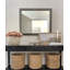 Anthonette Wood Framed Mirror with Safety Backing Ideal for Bathroom / Vanity Mirror-70151609
