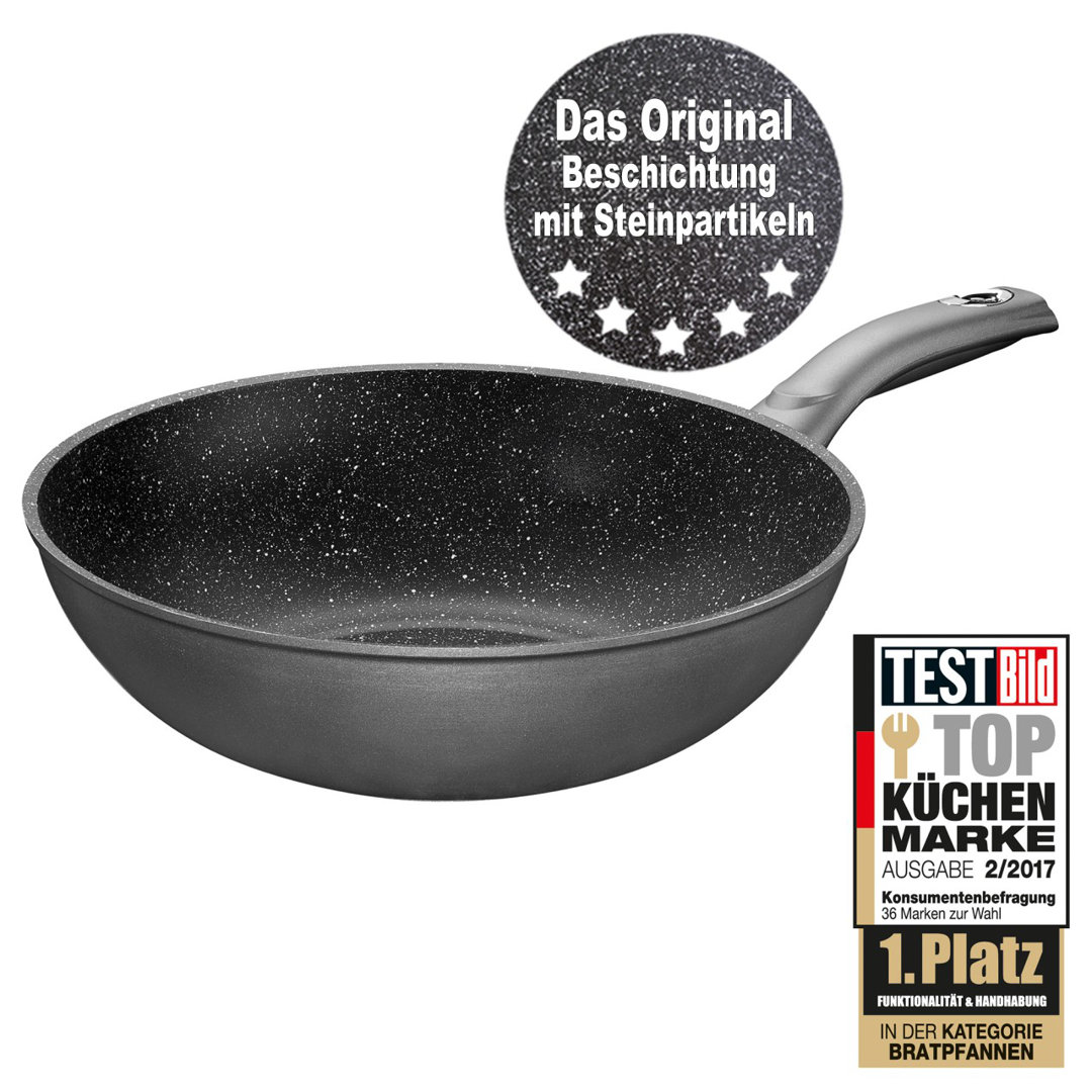 30 cm Antihaft-Wok Gourmundo aus Aluminium