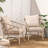 Style Outdoor Seating - , Upholstery, 28.45"W X 27.05"D 29.01"H, Assembly Required With Woven Spill- 27.05"W 28.45"D Included