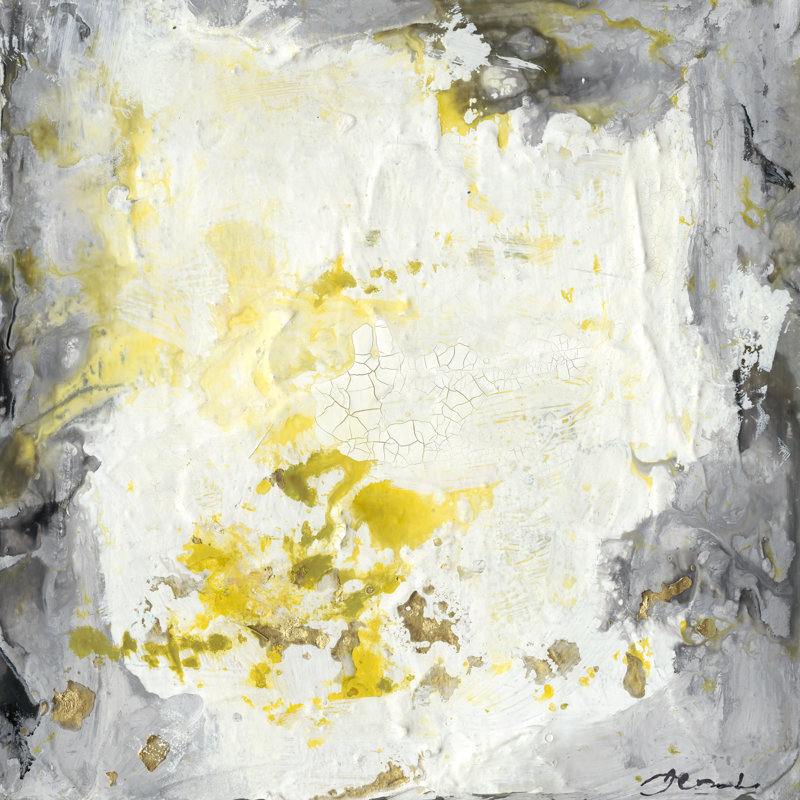 Soft Cliffs I by Joyce Combs - Wrapped Canvas Painting, 30cm H x 30cm W