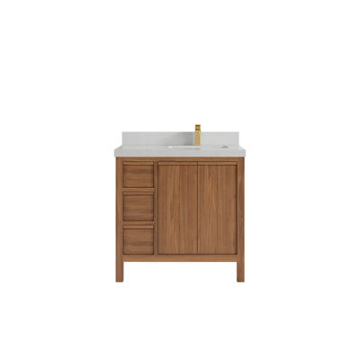 Teck Elizabeth 36 po X P 22 po De salle de bain Empira quartz