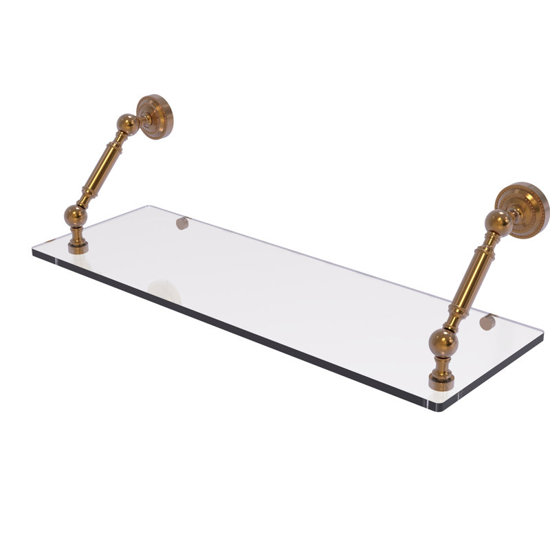 Tablette flottante Marchmont, Bronze brossé, H 7,3 po x l 24 po x P 8 po