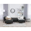 Finnegan 4 Seater Faux Leather Sofa Bed-1178368851-1178368860