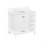 Meuble-lavabo de 36 po, meuble-lavabo avec cadre en bois massif, comptoir de meuble-lavabo autoportant avec lavabo