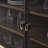 Solid Wood Simple Black Walnut Practical Locker 62.99'' Solid Wood Sideboard