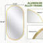 Miroir de meuble-lavabo mural minimaliste moderne H 36 po x l 18 po Stavya-227763815