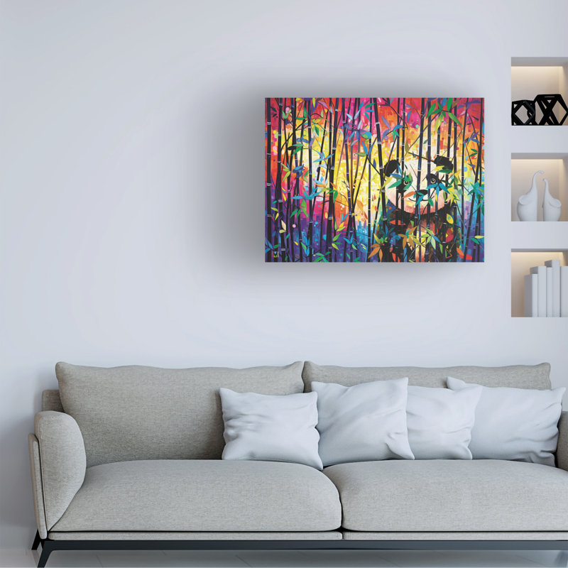 Art sur toile Michael David, H 14 po x l 19 po