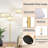 Arc Floor Lamps, Dimmable Modern Tall Standing Lamp, 3 Led Bulbs Included-1104045470-1104045469