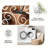 Brown Swirl carpet-easy to clean, machine-washable, soft and comfortable; suitable for door mats, kitchens, living rooms, bedrooms, corridors, and laundry areas. Easy to clean, durable carpet for home decoration.-1724971864