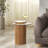Tasharose Wood and Glass Accent Table