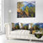 Coussin imprimé Volcano Merbabu imprimé en Java-1872461362-1872461518