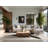 Soft Plush Etamin Christmas Modern & Contemporary Abstract Area Rug in Beige – Beige Binding-1908126793