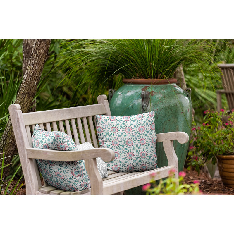 Housse et insert de coussin décoratif intérieur / extérieur en polyester HH Revival