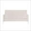 Canapé double confortable de 57 pouces avec rangement intégré, idéal pour les salons, les appartements et les bureaux à domicile dans de petits espaces, beige