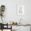 «Like My Coffee With You», impression sous verre encadrée, conception de JJ Design House LLC