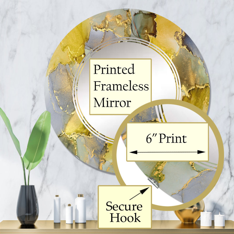 Miroir de salle de bain sans cadre, 32 po x 32 po