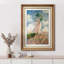 Célèbre œuvre d'art «Femme avec parasol, faisant face à la gauche» par Claude Monet, impression sur toile-91356220-91356219