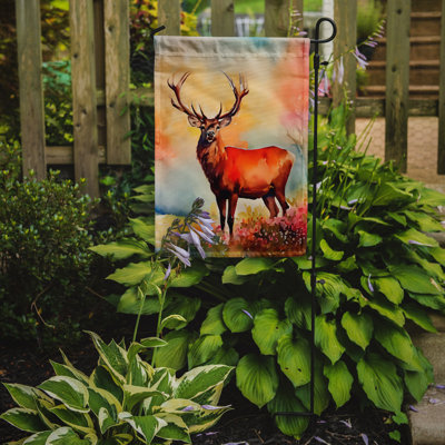 Drapeau de jardin cerf cerf