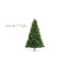 Sapin de Noël vert artificiel avec lumières blanches claires-327002890