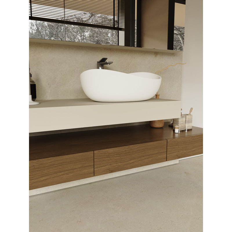 solid surface bathroom sink