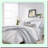 Luxury Cloud Comforter Set - Full/Queen Size - White - Soft Microsculpt Fabric - Ogee Pattern - Solid Color - Cozy Sham Included - Bedding Set