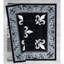 Tapis noir à bordure Goines-1669153382