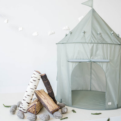 Tente de jeu en tissu recyclé 3 pousses / vert