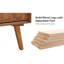 Table de chevet 22 po Mid-Century Modern-834435985