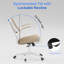 Chaise de bureau ergonomique, appui-tête réglable avec support lombaire et accoudoirs rabattables-1755781257