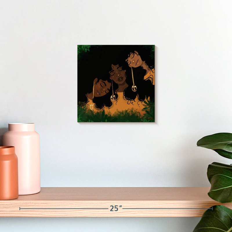 Leisha Grounded Sisters, 10" H x 10" W