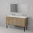 Lancy 60 in W x 20 in D Rustic Acacia Double Bath Vanity and 55 in Mirror-87291939