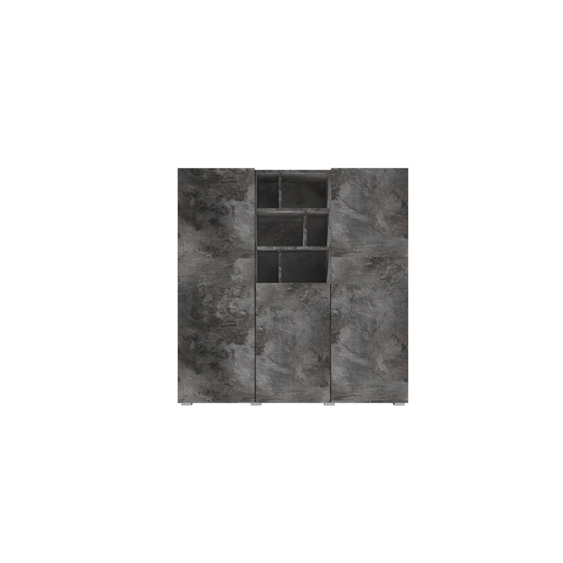 Rockoff 132cm Sideboard, Dark Grey Marble