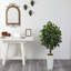 Faux Ficus Tree in Clay Planter-620887588-620887593