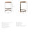 Nishimura Upholstered Counter Stool with Metal Frame-1734197101-1743103985