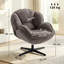 Upholstered Swivel Accent Chair-239457825