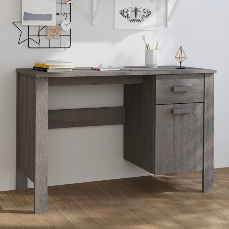 Adside Writing Desk, Light Grey