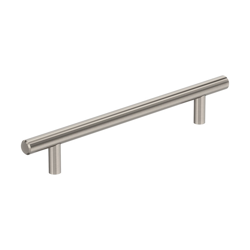 Poignées de barre centre à centre, Nickel satiné, 6 5/16", 10