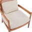 Ensemble de 2 chaises d'appoint modernes avec structure en bois massif et dossier en rotin-322922169