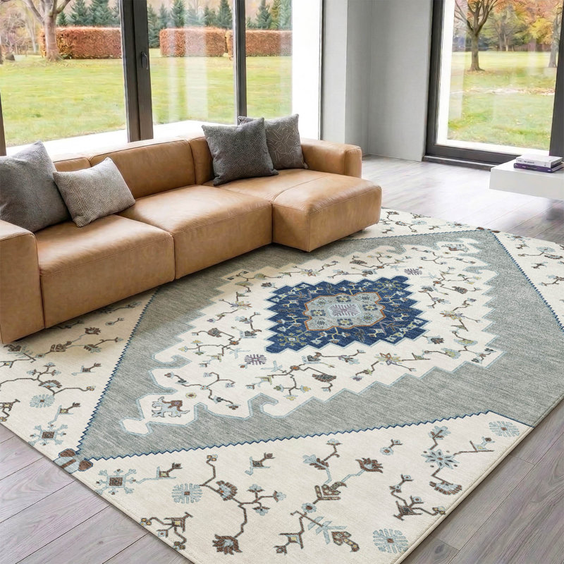 Tapis lavable à la machine de qualité supérieure Mayfield AMF2472, Ivory, 10' x 14'