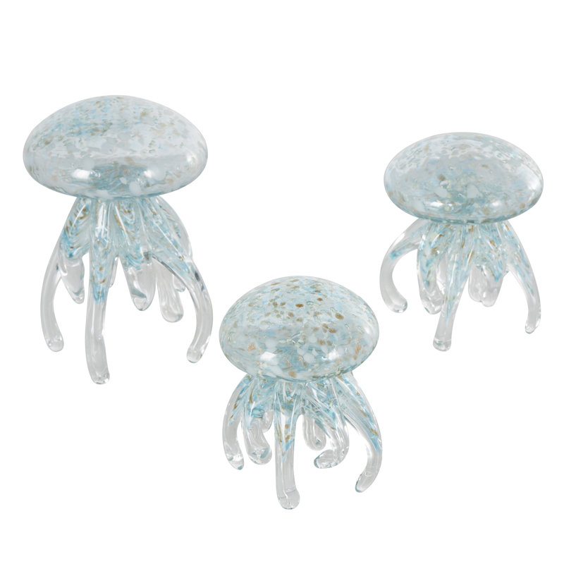 Sculpture Cole and Gray en verre texturé Sea Life