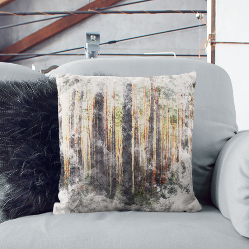 Square Cushion, White, 55cm H x 55cm W x 20cm D