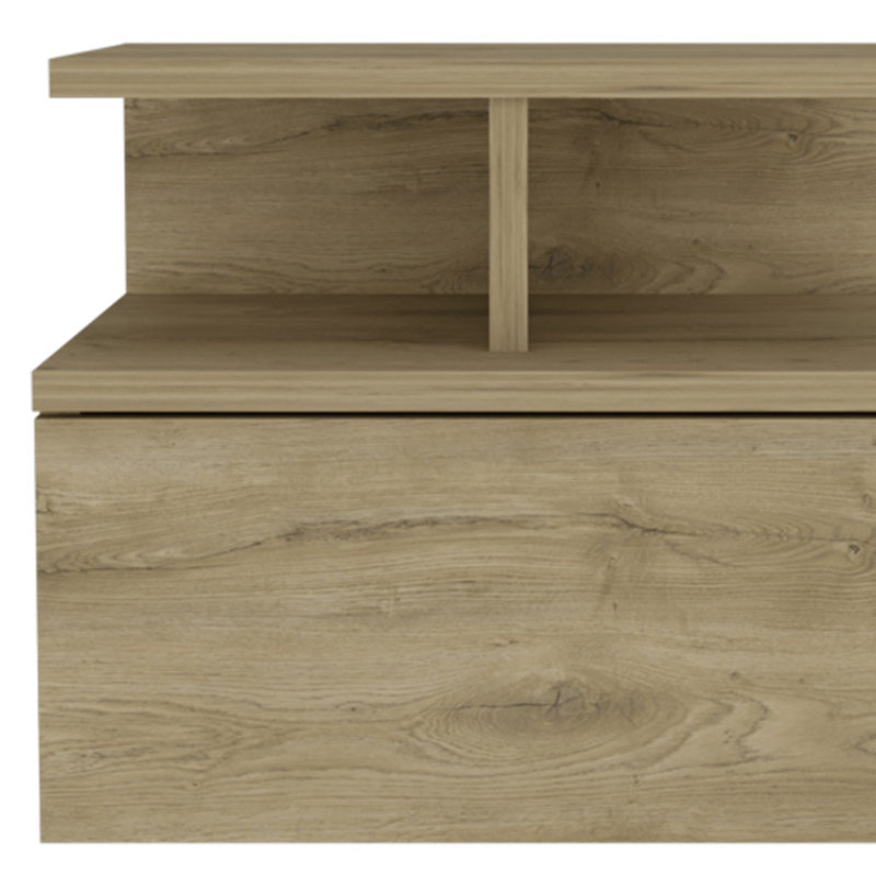 Reister Floating Nightstand Flopini, One Drawer, Macadamia