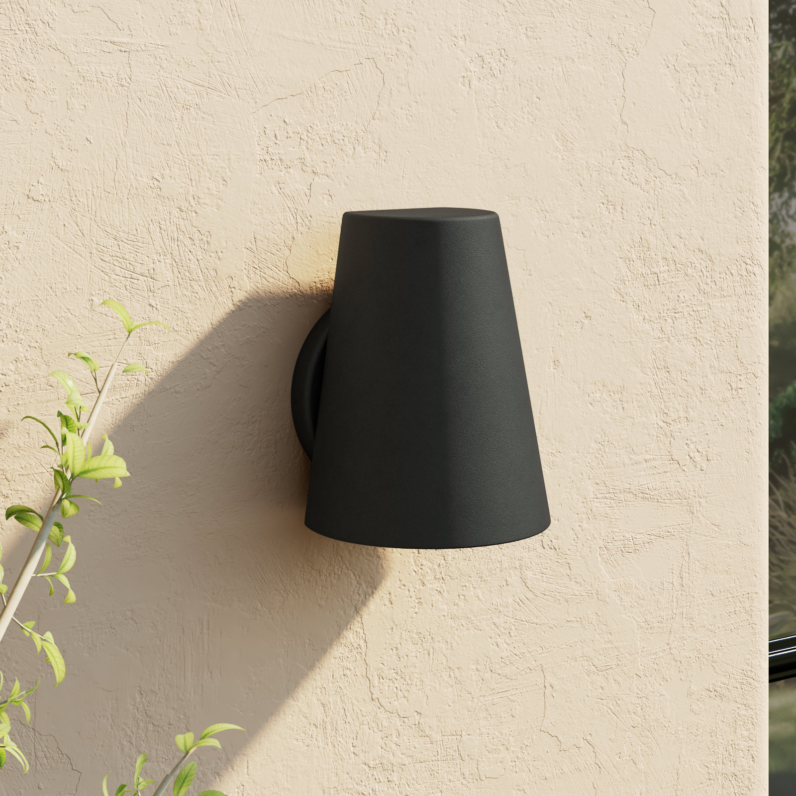 Summerhill Bell Outdoor LED Wall Light, Black