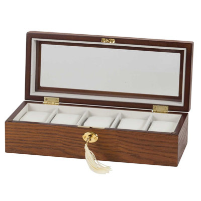 Wood Watch Box + Locking