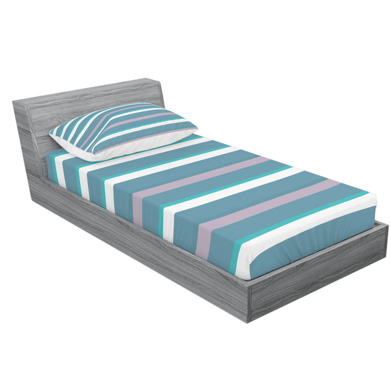 Ensemble de draps à rayures verticales, Twin XL, Striped 5
