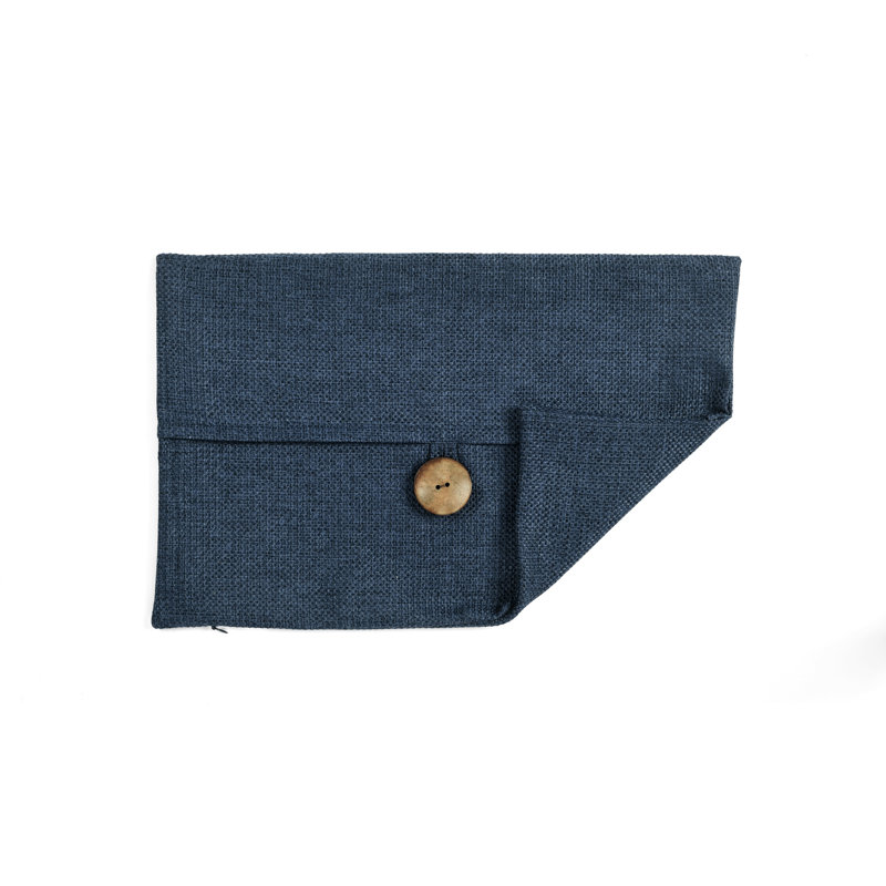Clayton Rectangular Pillow Cover, Navy