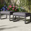 Ensemble de 2 repose-pieds de patio en aluminium toutes saisons avec coussins épais-624461074