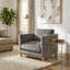 Fauteuil d'appoint 37 po Bennett, gris / vert
