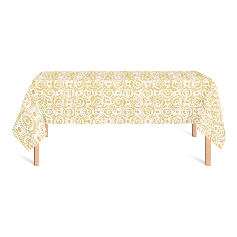 Nappe géométrique, Jaune