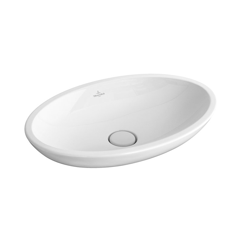 Lavabo vasque ovale en céramique Loop & Friends